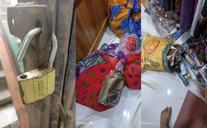 আখাউড়া সড়ক বাজারে দুর্ধর্ষ চুরি