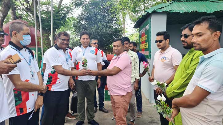 আখাউড়া দিয়ে বাংলাদেশ সফরে এসেছেন ভারত স্পোর্টস প্রতিনিধিদল