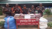 বিজয়নগরে সোয়া দুই কোটি টাকার ভারতীয় কাপড় মিললো বালু বোঝাই ট্রাকে