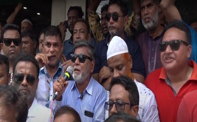 গণহত্যার দায়ে শেখ হাসিনাসহ জড়িতদের বিচারের দাবী ব্রাহ্মণবাড়িয়ায় বিএনপির অবস্থান কর্মসূচী