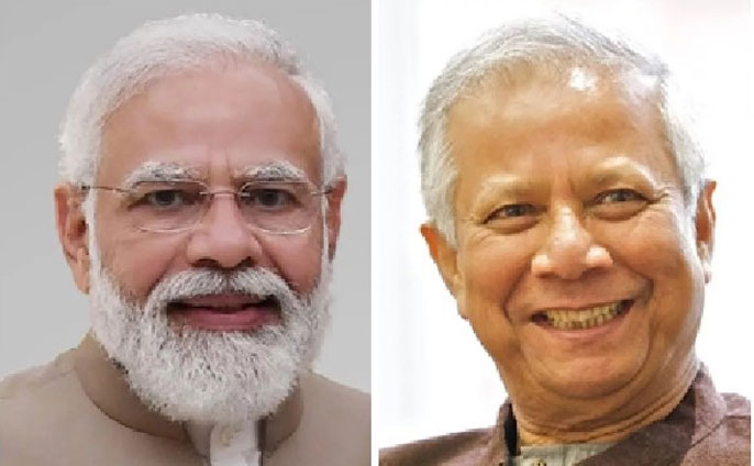 ভারতের প্রধানমন্ত্রী নরেন্দ্র মোদির সঙ্গে ড. মুহাম্মদ ইউনূসের ফোনালাপ