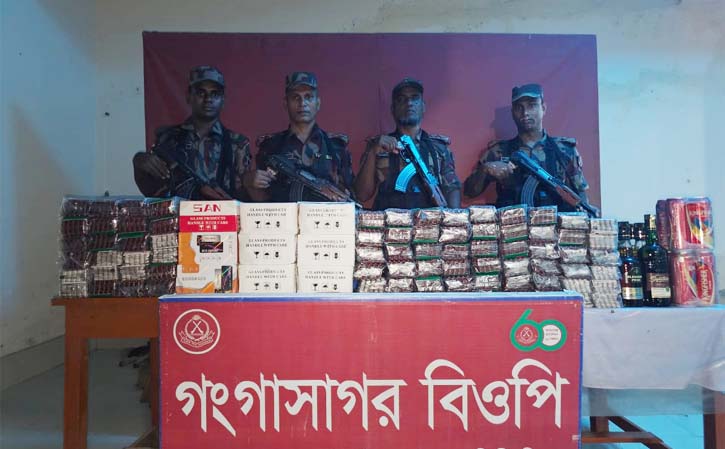 আখাউড়ায় কোটি টাকার ভারতীয় পণ্য উদ্ধার