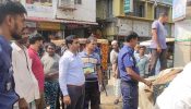 আখাউড়া পৌরশহরে সড়ক ও ফুটপাত থেকে অবৈধ দোকান মালামাল না সরালে আইনী ব্যবস্থা