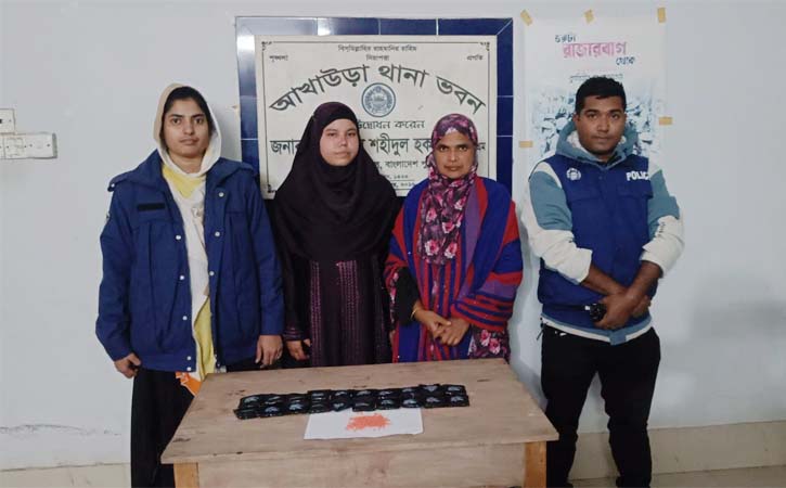 আখাউড়ায় ইয়াবাসহ ৩ শীর্ষ মাদক ব্যবসায়ি গ্রেফতার