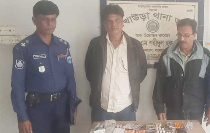 আখাউড়ায় অবৈধ ঔষধসহ ২ ভারতীয় নাগরিক গ্রেফতার