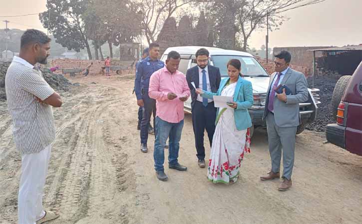 আখাউড়ায় ইটভাটাকে জরিমানা