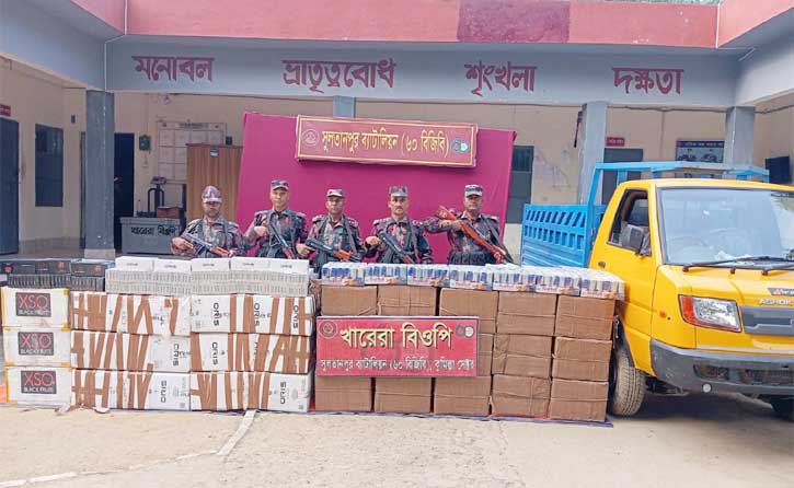 কুমিল্লায় কোটি টাকার ভারতীয় অবৈধ পণ্য উদ্ধার