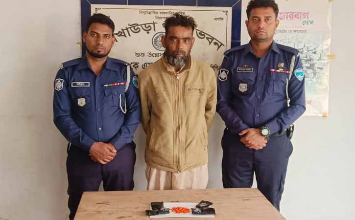 আখাউড়ায় ১৫০০ পিস ইয়াবাসহ শীর্ষ মাদক ব্যবসায়ি গ্রেফতার