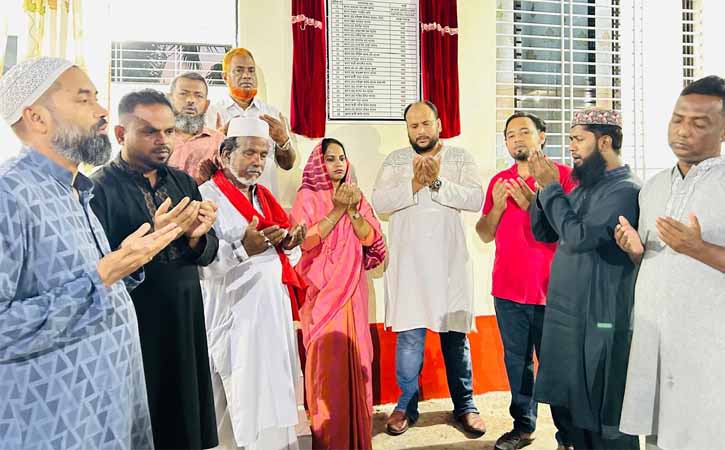 আখাউড়া খড়মপুর মাজারে ইবাদত খানা উদ্বোধন, ইউএনওকে বিদায় সংবর্ধনা