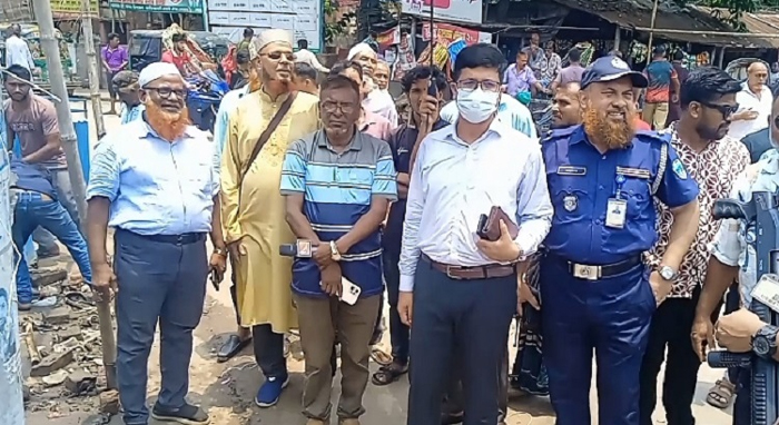 ব্রাহ্মণবাড়িয়ায় প্রায় দুই শতাধিক দোকান উচ্ছেদ