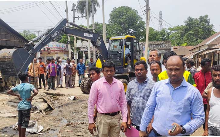 আখাউড়ায় ৮ কোটি টাকা মূল্যের সরকারী বাজার ভুমি উদ্ধার