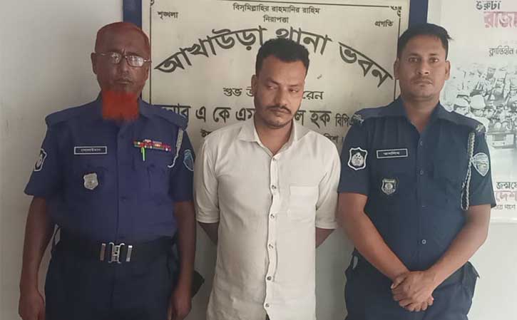 আখাউড়ায় ১৬৫০ পিস ইয়াবাসহ শীর্ষ মাদক ব্যবসায়ি গ্রেপ্তার