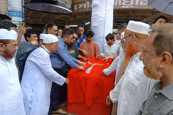 ব্রাহ্মণবাড়িয়ায় জুলাই অভ্যুত্থানে শহীদদের স্মৃতিস্তম্ভ নির্মাণ কাজের ভিত্তিপ্রস্তর স্থাপন