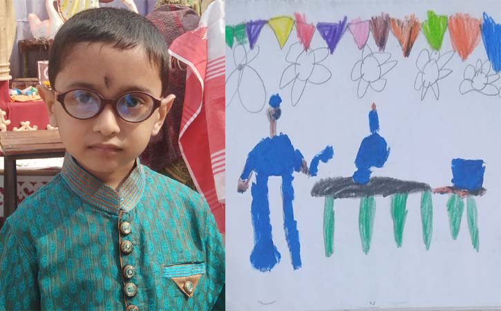 অভিমানী শিশুর জন্মদিন পালন তুলির আঁচড়ে!