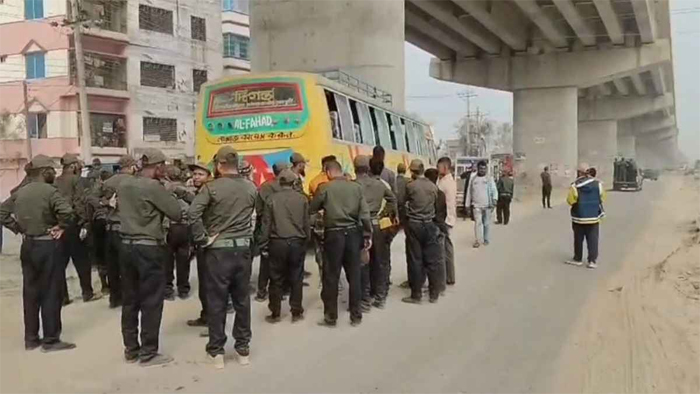 ব্রাহ্মণবাড়িয়ায় সড়ক দুর্ঘটনায় ১১ আনসার সদস্য আহত