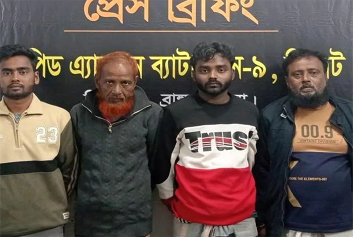 ব্রাহ্মণবাড়িয়ায় হত্যা মামলার ৪ আসামি গ্রেফতার