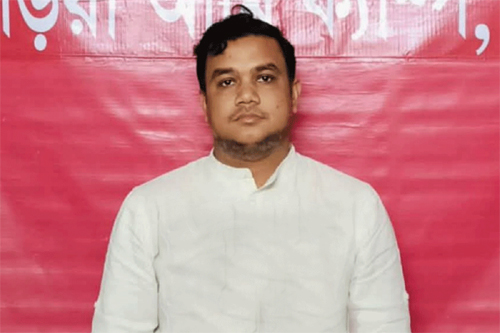 ব্রাহ্মণবাড়িয়ায় ইউপি সদস্য সাদ্দাম গ্রেফতার