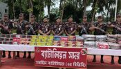 ব্রাহ্মণবাড়িয়ায় মাটির নিচে লুকানো সাড়ে ৯ কোটি টাকার চোরাই পণ্য উদ্ধার