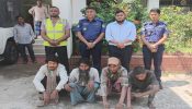 আখাউড়া রেলওয়ে স্টেশনে মাদক সেবনের দায়ে চারজনকে বিভিন্ন মেয়াদে কারাদণ্ড