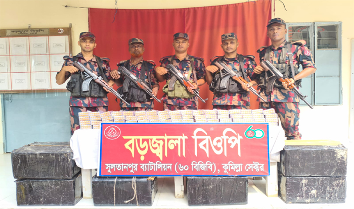 ভারতীয় অবৈধ নেশাজাতীয় ট্যাপেন্টাডল ট্যাবলেট জব্দ, প্রায় ৩ কোটি ১০ লাখ টাকার মাদক উদ্ধার
