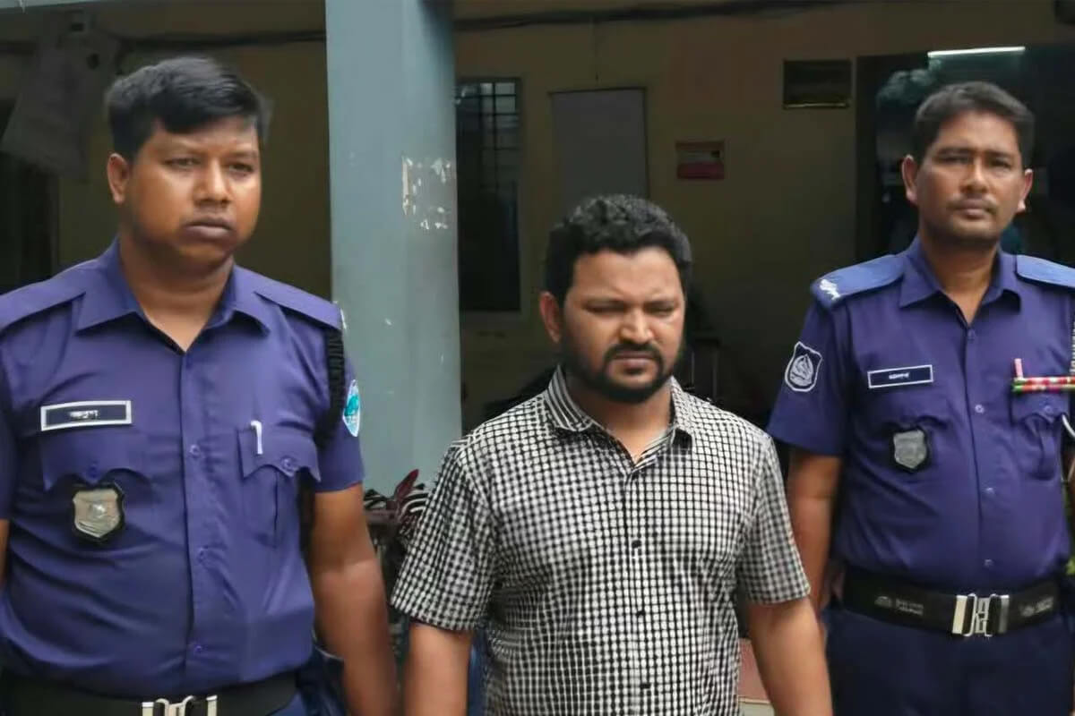 ভারতে পালানোর সময় হত্যা মামলার আসামি ইদ্রিস আলী ব্রাহ্মণবাড়িয়ায় গ্রেপ্তার