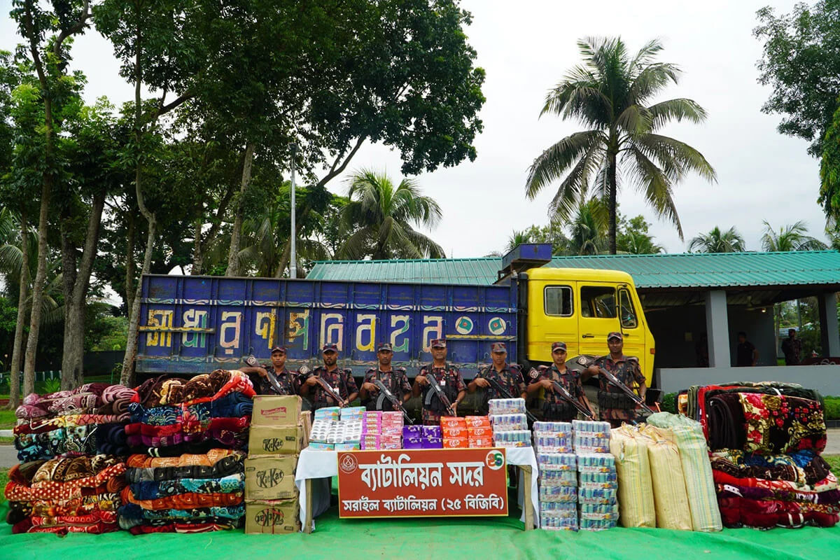ব্রাহ্মণবাড়িয়ায় কোটি টাকার ভারতীয় পণ্য জব্দ