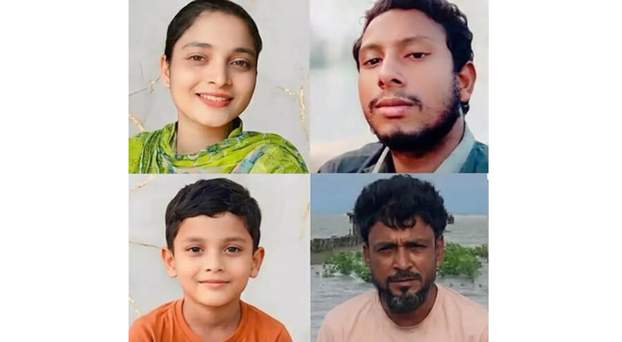 মেঘনায় ট্রলারডুবি: ব্রাহ্মণবাড়িয়ার একই পরিবারের ৩ সন্তানের মরদেহ উদ্ধার, নিখোঁজ বাবা
